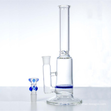 Single Blue Waben Wasser Hookah Glas Rauchen Wasser Rohre (ES-GB-321)